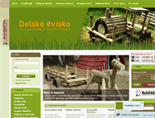 Tablet Screenshot of detskeihrisko.eu